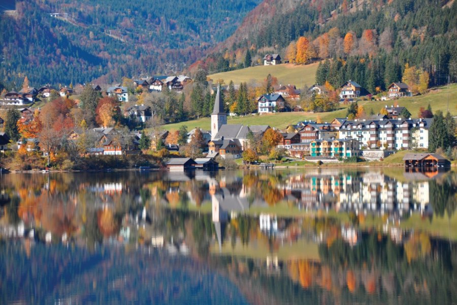 Le village d'Altaussee. Delray77 - iStockphoto