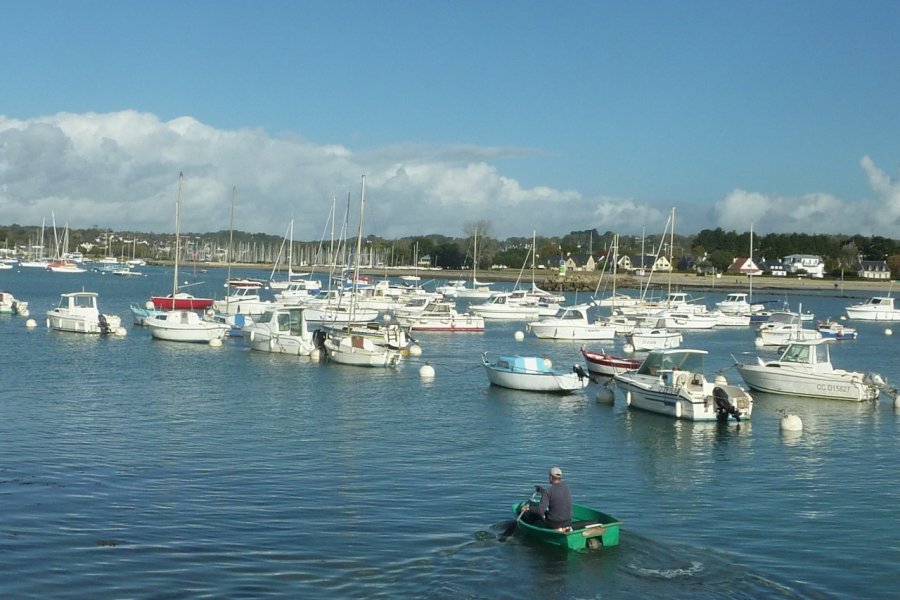 Port de Cap-Coz et port La Forest en fond Fortuné PELLICANO