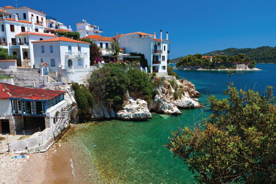 Vue sur le village de Skiathos. PanosKarapanagiotis - iStockphoto