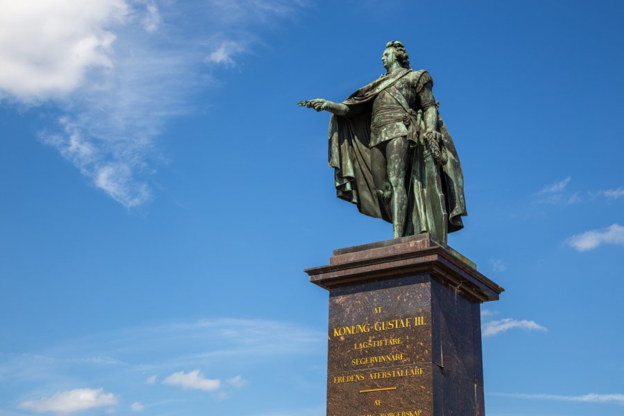 Statue de Gustav III Tomasz Wozniak - Shutterstock.com