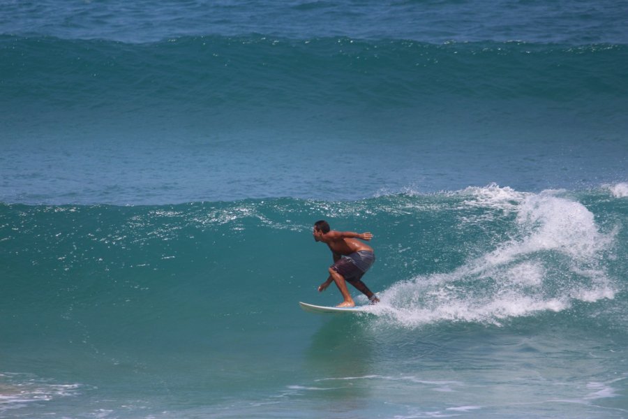 Surf sur les vagues de Rincon. Seanaj21 - iStockphoto