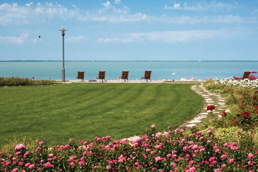 Balatonfüred, sur les rives du Lac Balaton. Andras_csontos - iStockphoto