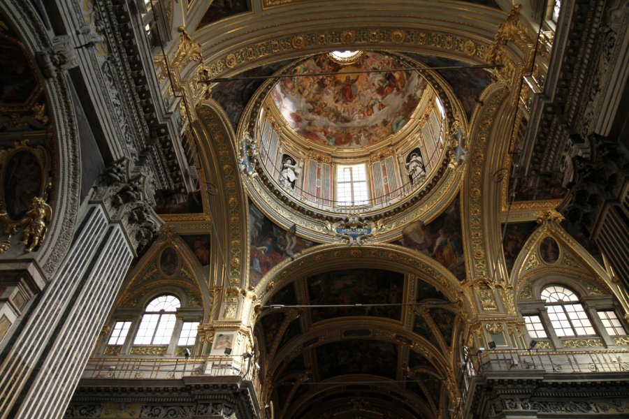 L'intérieur de la Chiesa del Gesù. Stéphan SZEREMETA