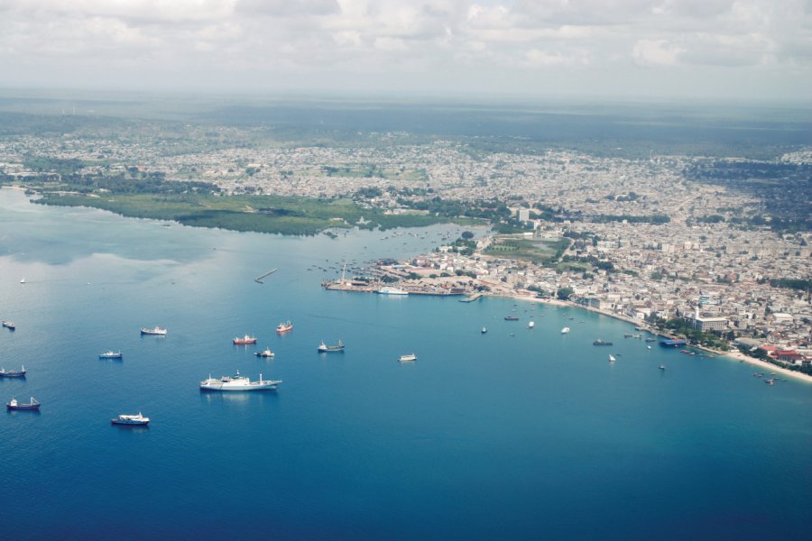 Vue aérienne de l'archipel de Zanzibar. Assalve - iStockphoto