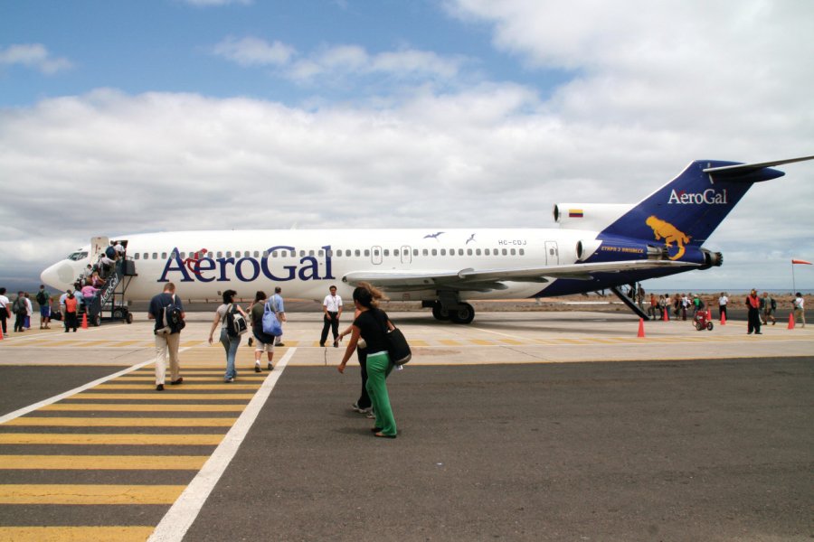 AeroGal, principale ligne aérienne desservant l'aéroport de Baltra Stéphan SZEREMETA