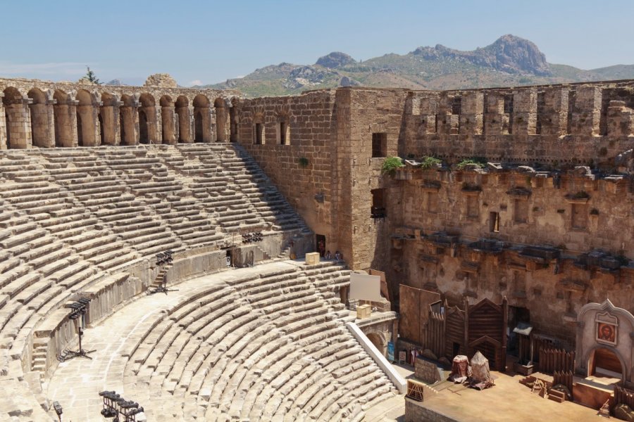 Théâtre romain d'Aspendos. David GUERSAN - Author's Image