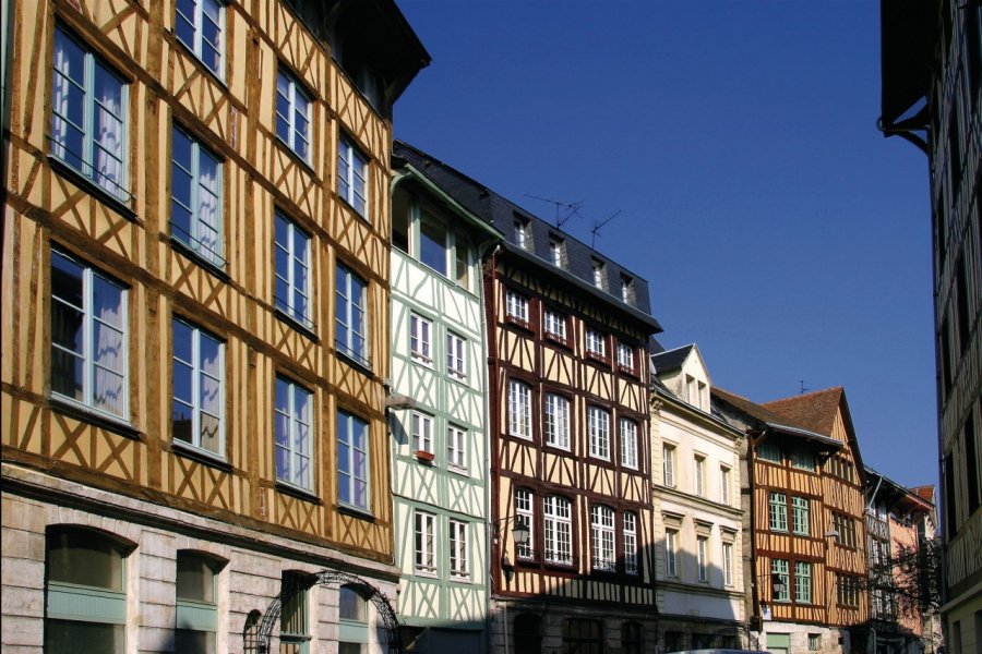 Les rues rouennaises évoquent encore par endroits les siècles passés Franck GODARD