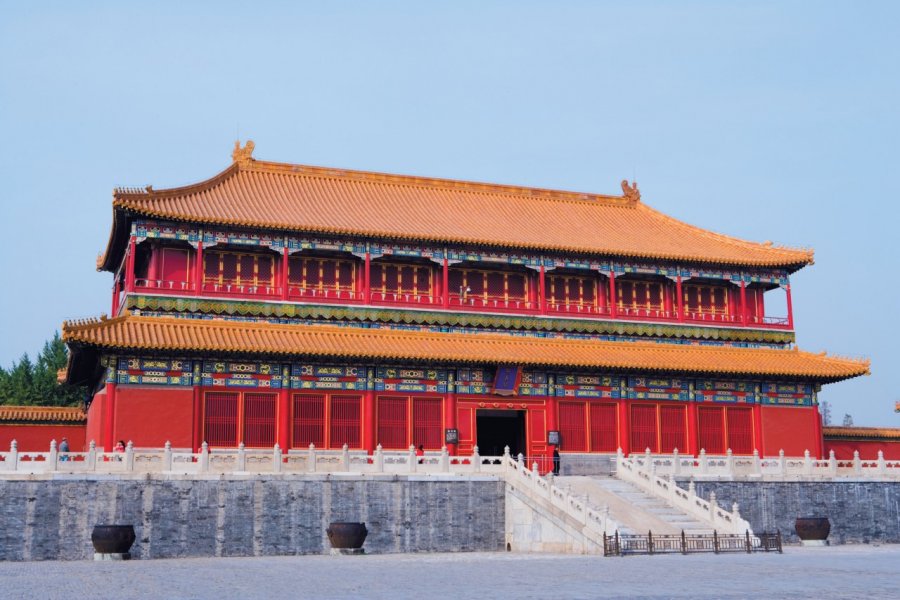 La Cité Interdite - Porte de la Droiture (Duanmen) - Cour du palais de l'Harmonie suprême (Taihemen). Author's Image