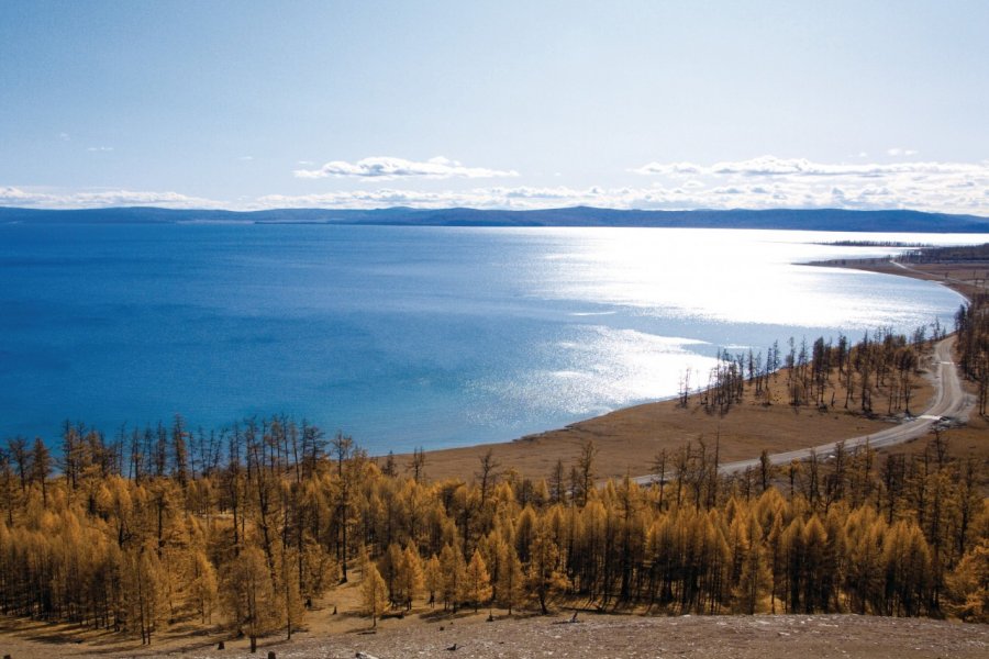 Automne autour du lac Khövsgöl. Maxence Gorréguès