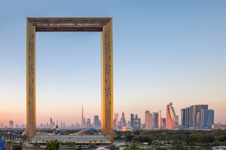 Dubaï Frame. Katiekk - Shutterstock.com