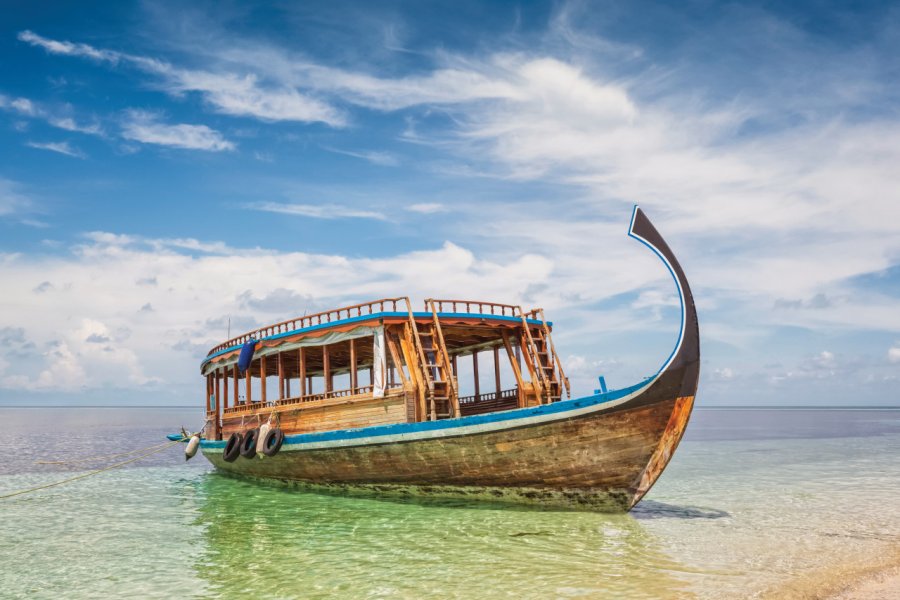 Dhoni aux Maldives. cinoby - iStockphoto.com