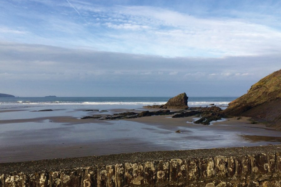 Plage de Broad Haven. Muriel PARENT