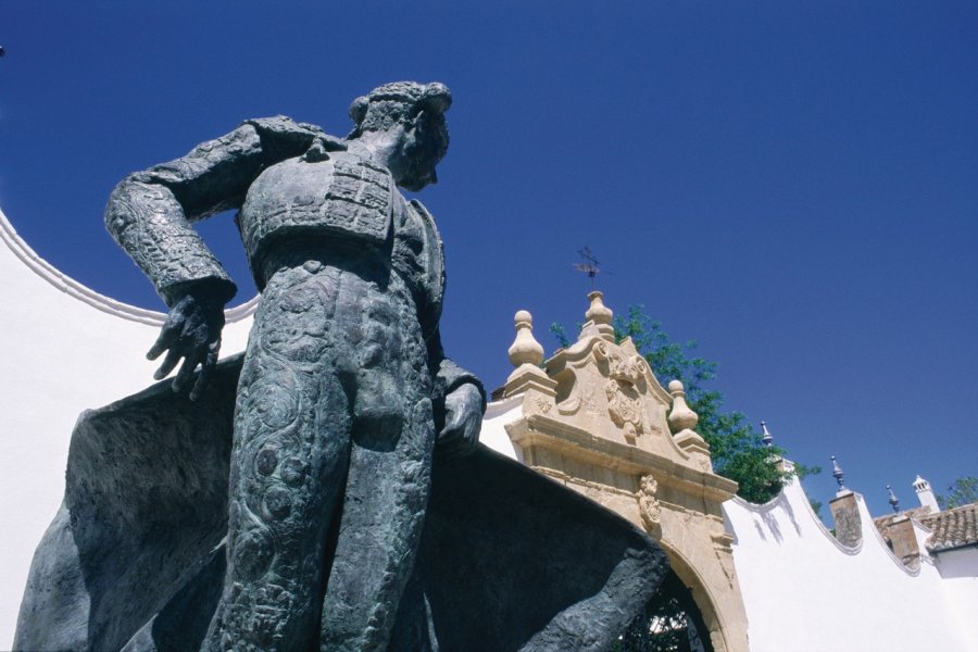 Statue du matador Ordoñez sur la plaza de Toros. Maria D'Amore - Iconotec