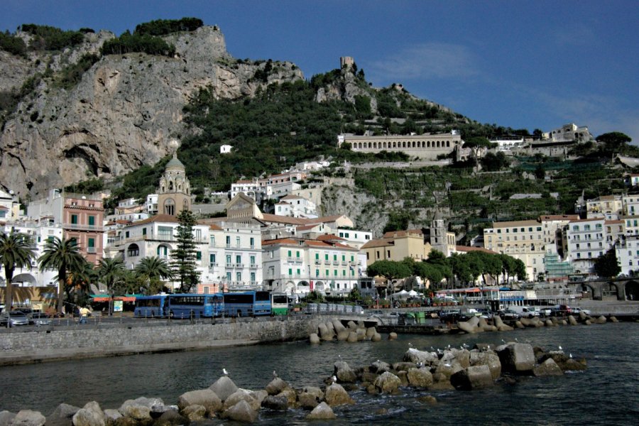 Vue générale d'Amalfi. Stéphan SZEREMETA