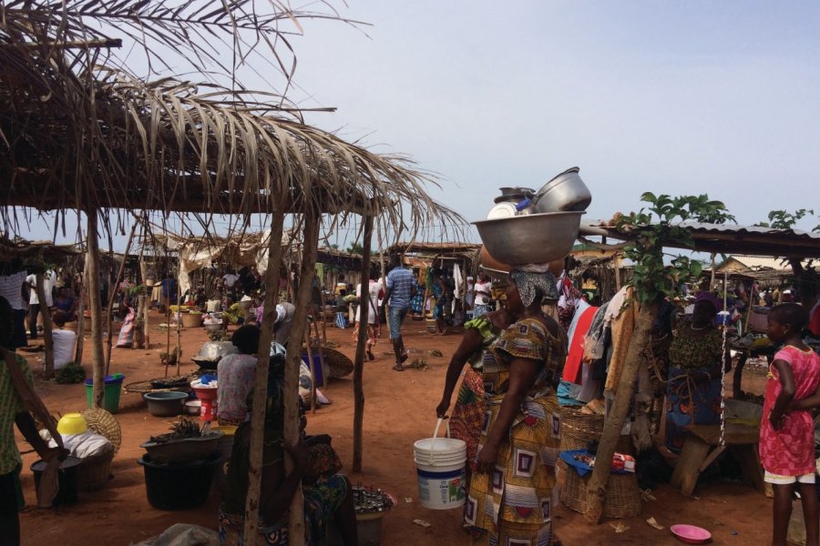 Marché Togoville. Agathe Andrieu