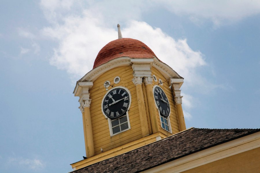 L'horloge du tribunal de Lucea. Jamaica Tourist Board