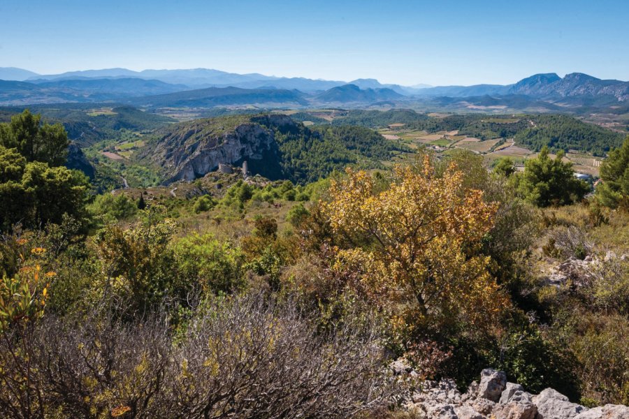 Vue sur les environs de Tautavel. Laurent Pierson