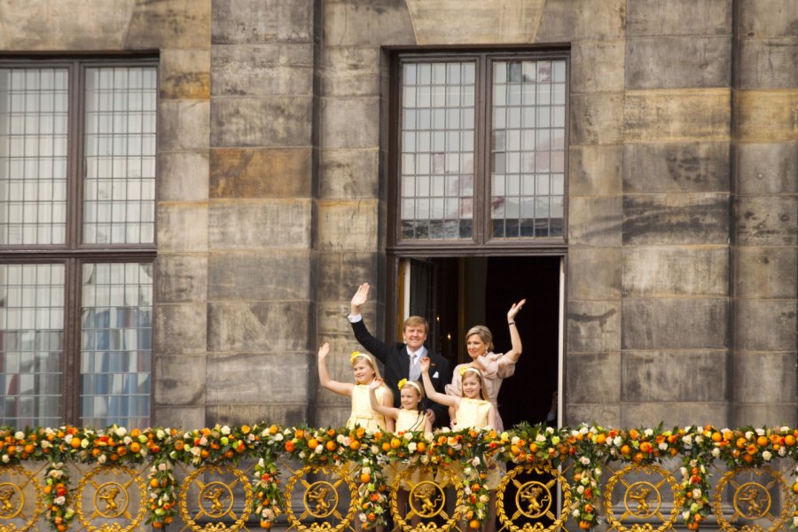 Le roi Willem-Alexander et la reine Maxima le 30 avril 2013. Mauvries - Shutterstock.com