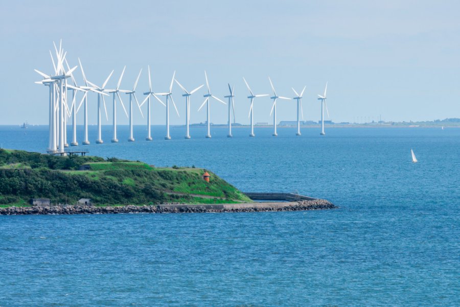 Eoliennes au large de Copenhague. Tony Moran - shutterstock.com