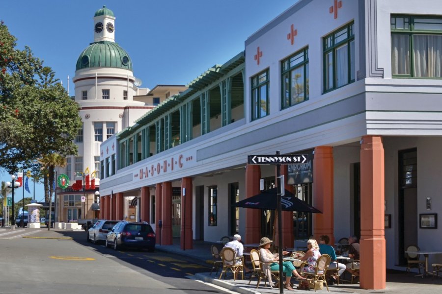 Dans les rues de Napier. chameleonseye - iStockphoto