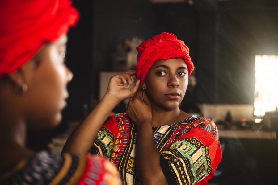 Jeune femme Garifuna. Djavan Rodriguez - Shutterstock.com