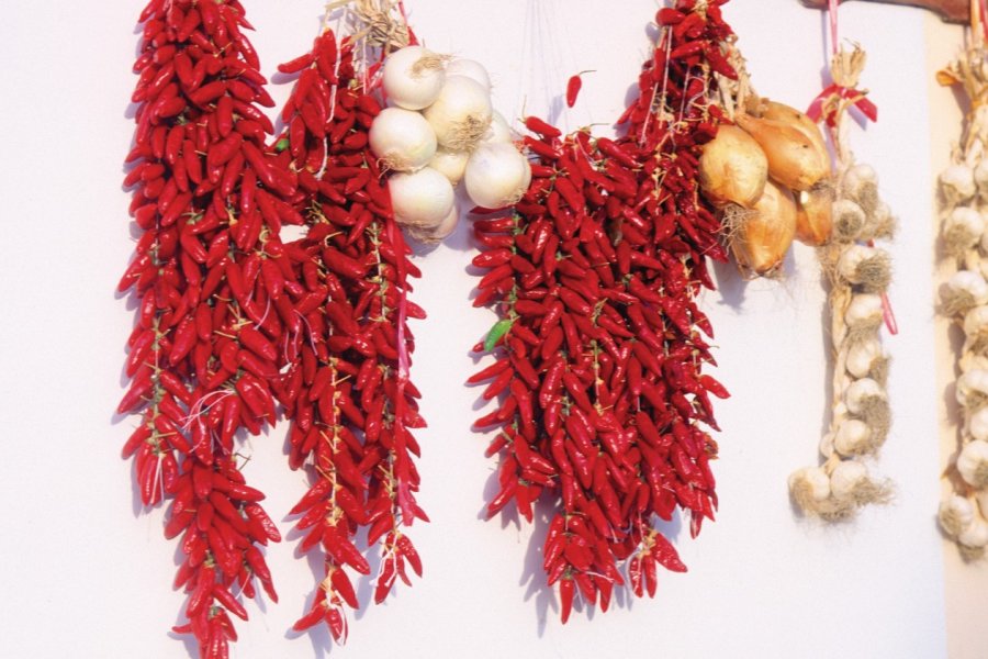 Piments, ail et oignons d'Ischia. Author's Image