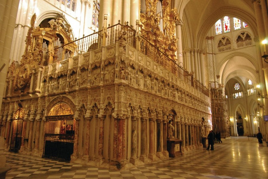 Intérieur de la cathédrale de Tolède. Stéphan SZEREMETA