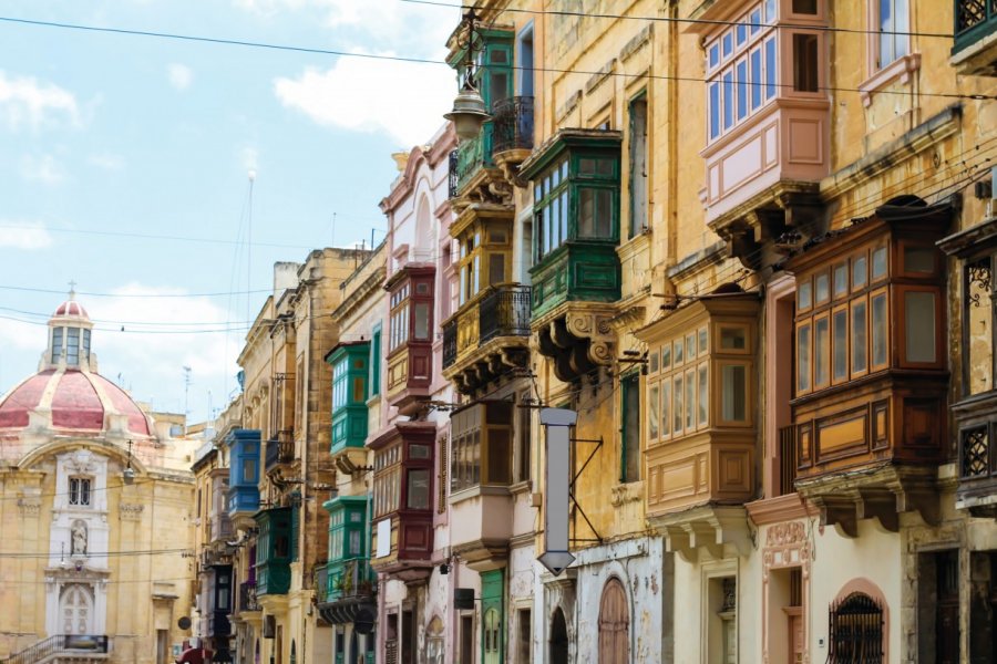 Façades de la ville de Birgu. Conejota - iStockphoto