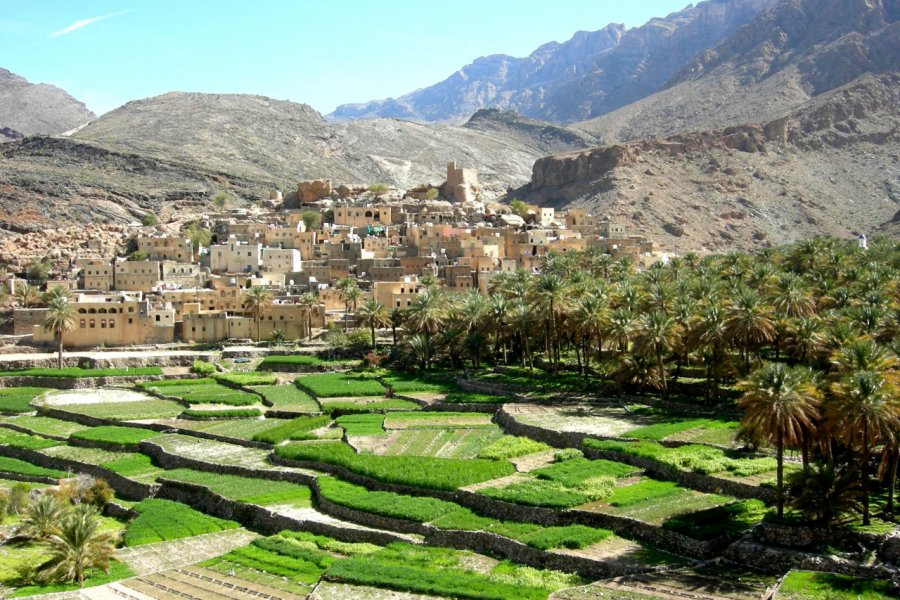 Paysage du Jebel al Akhdar. OT OMAN