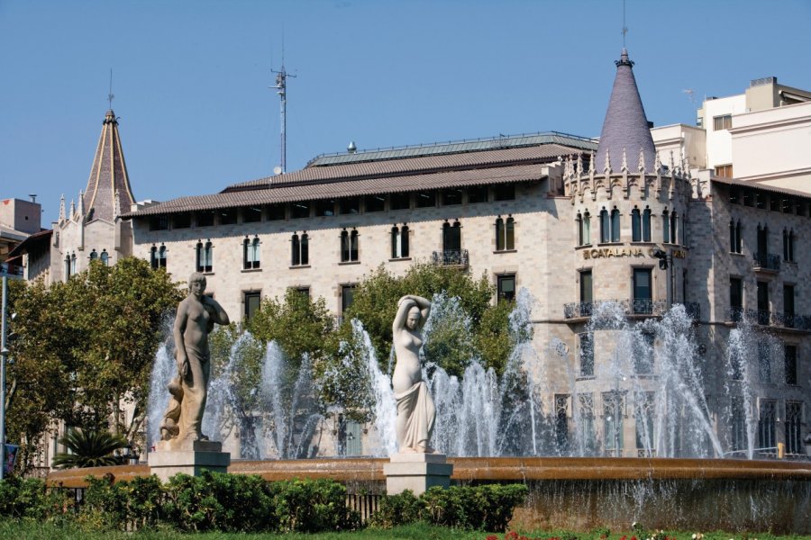 Fontaine de la plaça de Catalunya. Author's Image