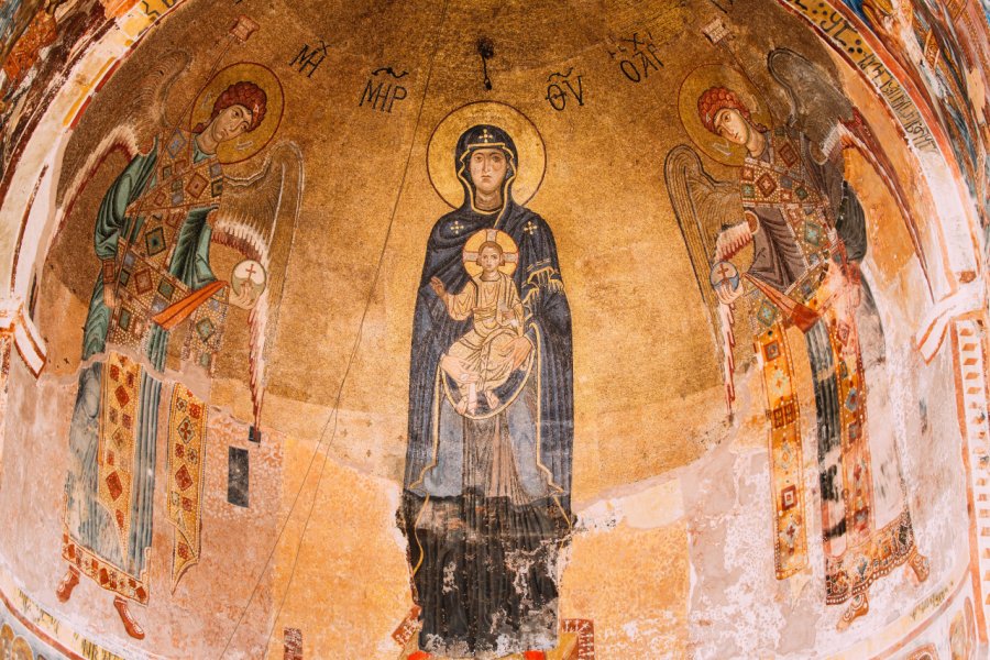 Mosaïque dans le monastère Guélati. Grisha Bruev - Shutterstock.com