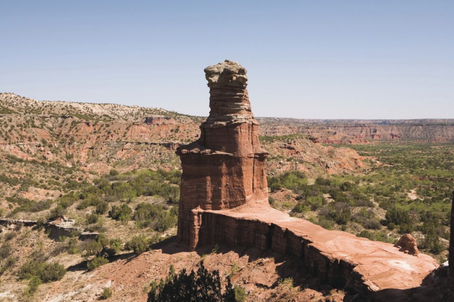 La Lighthouse du Palo Duro Canyon. Texas Tourism / Kenny Braun