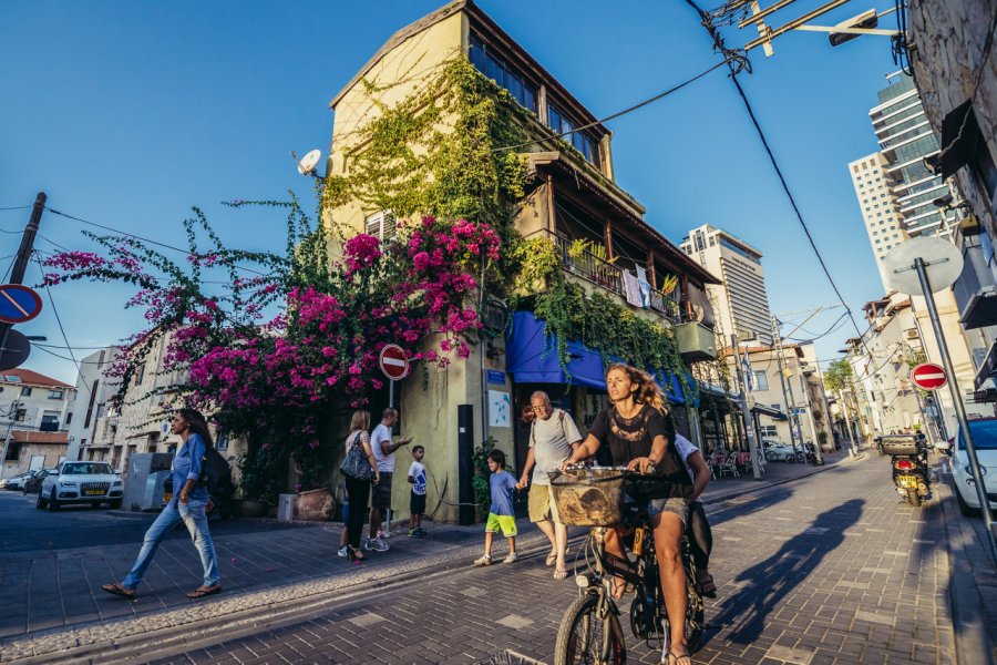 Rue Shalom Shabazi, dans le quartier de Neve Tzedek. Fotokon - Shutterstock.com