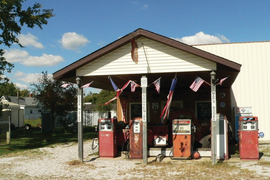 Les vestiges d'un passé glorieux à Odell dans l'Illinois. Claire DELBOS