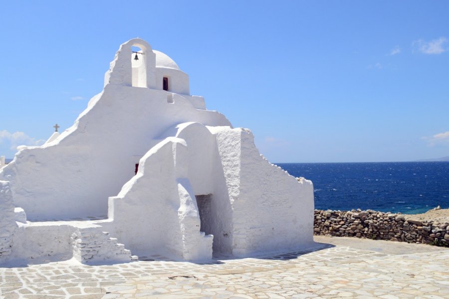 Eglise Panagia Paraportiani de Mykonos. ducu59us  - Shutterstock.com