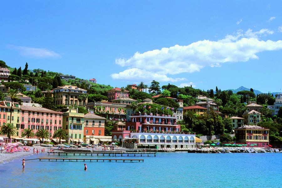 La station balénaire très appréciée de Santa Margherita Ligure. Author's Image