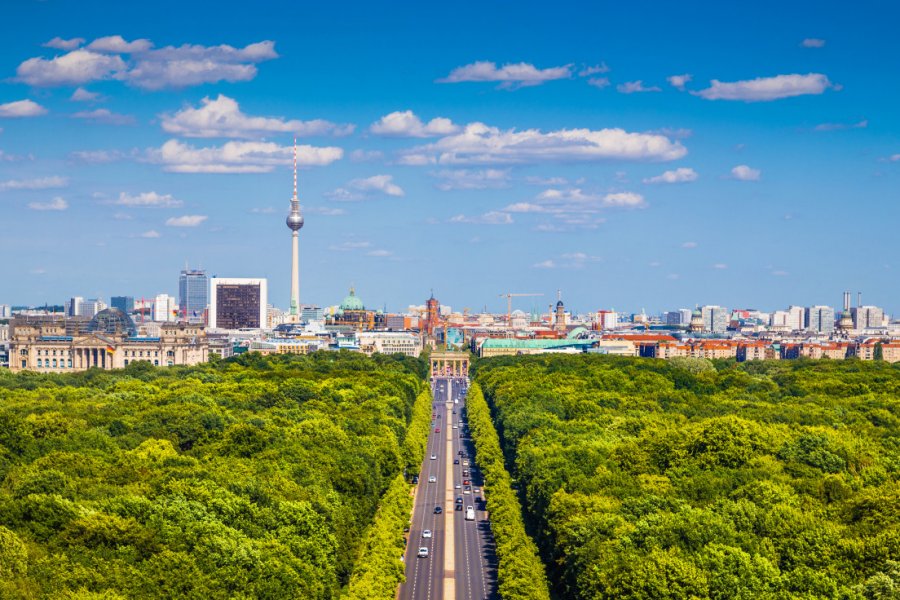 Vue aérienne de Tiergarten. canadastock - Shutterstock.com