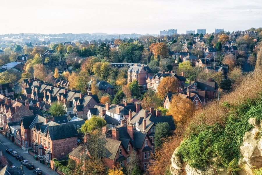 Vue aérienne de Nottingham. SimmiSimons - iStockphoto