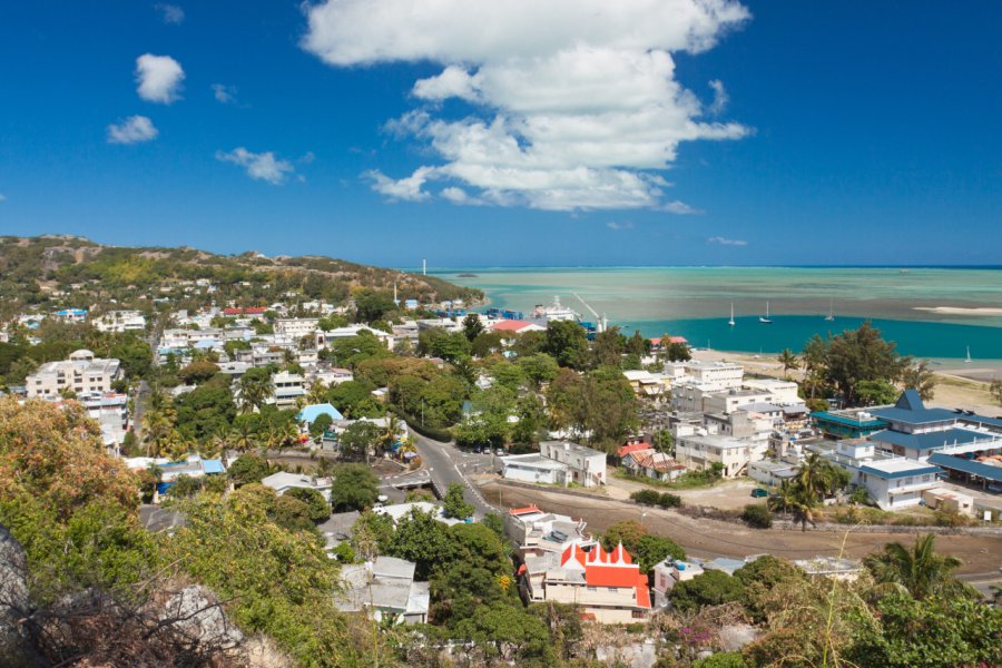 Port-Mathurin, capitale de l'île Rodrigues. Unclesam - Fotolia