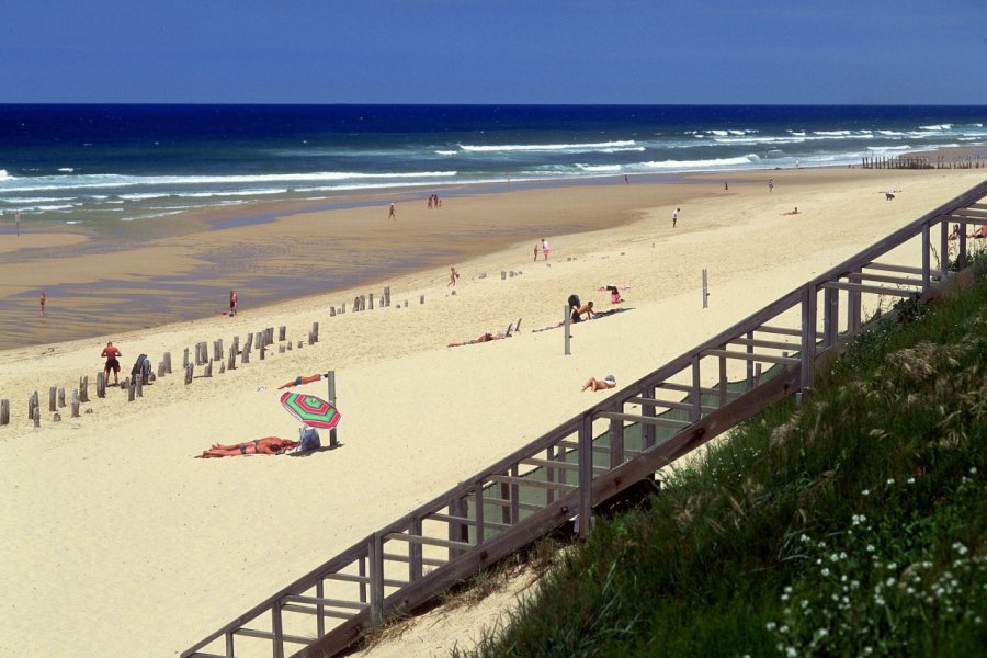 La plage de Mimizan PHOVOIR