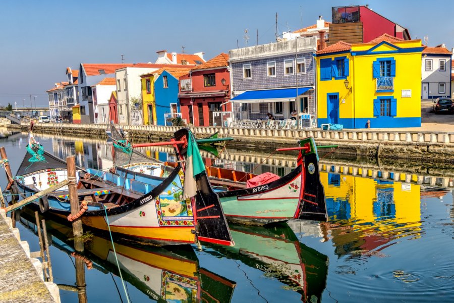 Les très colorés bateaux moliceiro d'Aveiro Ed-Ni-Photo