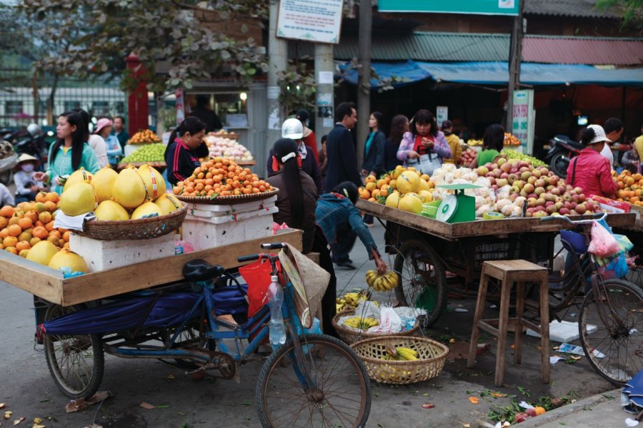 Marché au fruits de Lao Cai. Philippe GUERSAN - Author's Image