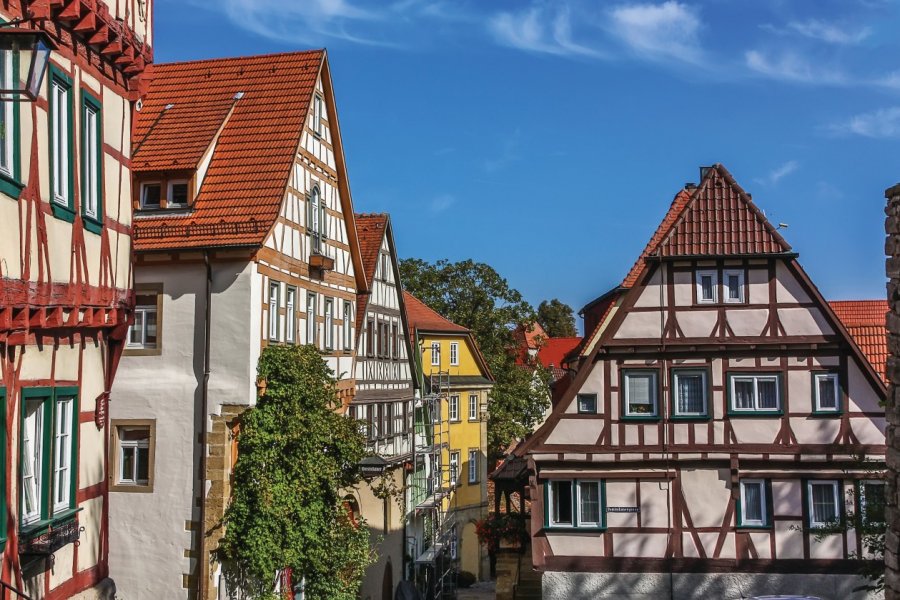 Façades typiques des maisons de Bad Wimpfen. Borisb17 - iStockphoto