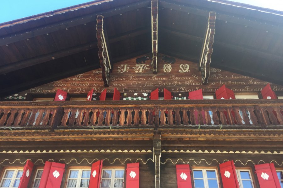 Chalet typique, les Diablerets. Séverine VULLIEZ