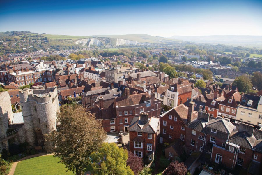 Vue sur la ville de Lewes. GianlucaFF - iStockphoto.com