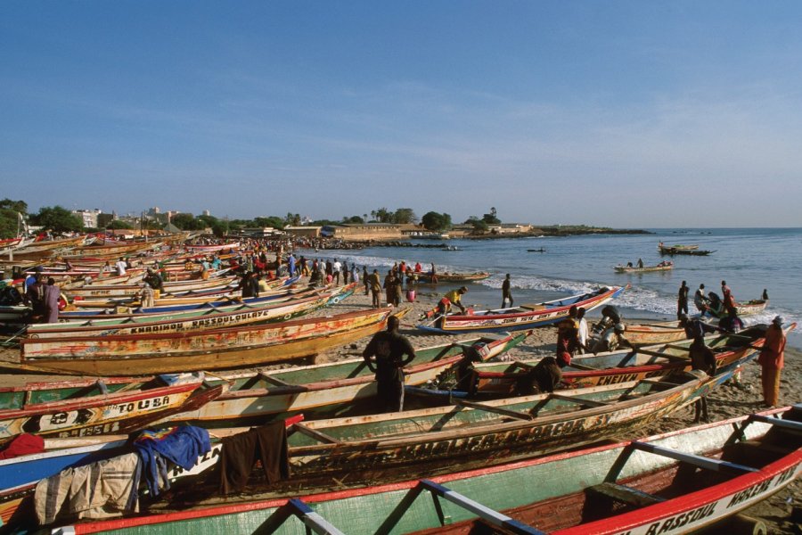 Plage de Soumbédioune. Author's Image