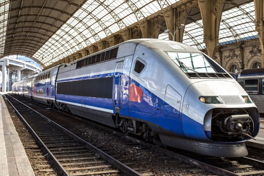 TGV à la gare de Nice. S-F - Shutterstock.com