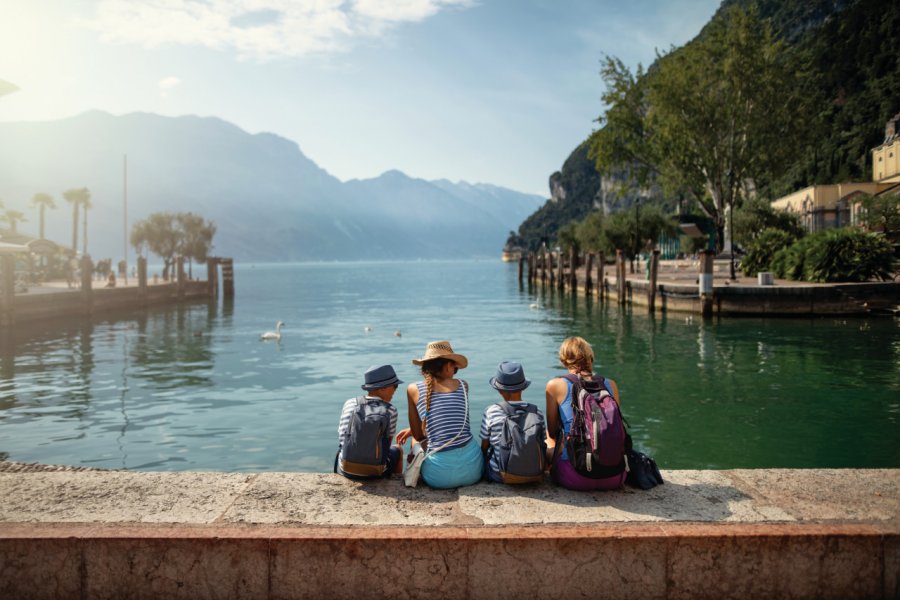 Sur les rives du lac de Garde. Imgorthand - iStockphoto.com