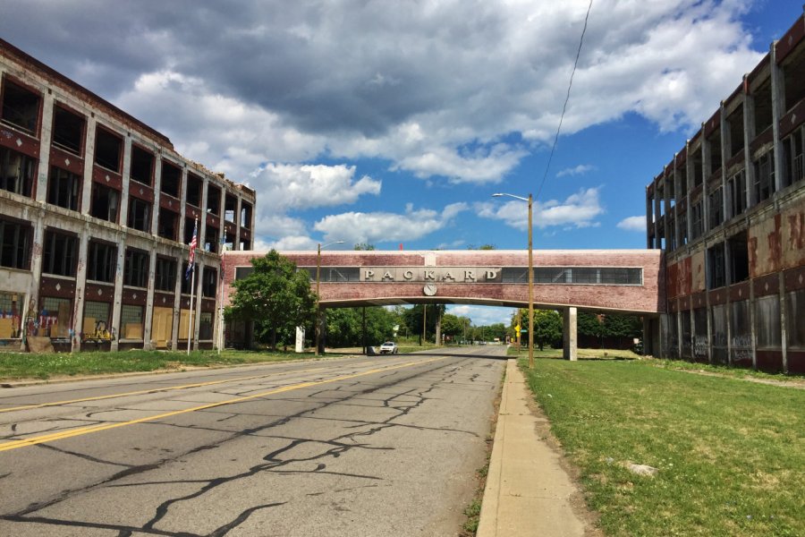 La Packard Automotive Plant dans l'East Side de Detroit. Valérie FORTIER