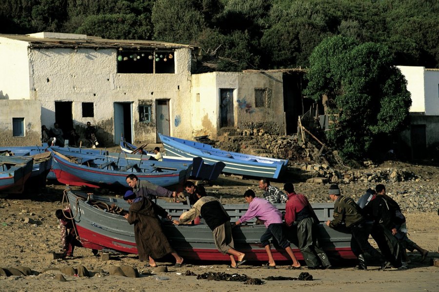 Retour de la pêche, région de Tanger. Thierry Lauzun - Iconotec